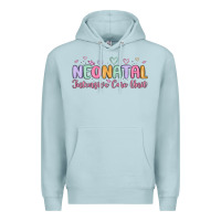 Blue Mist nicu nurse neonatal intensive care unit Premium Hoodie - MaliasSmallBusiness