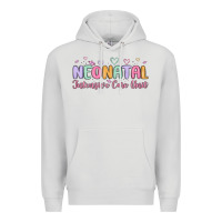 Dove Grey nicu nurse neonatal intensive care unit Premium Hoodie - MaliasSmallBusiness