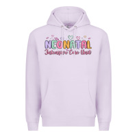 Lilac nicu nurse neonatal intensive care unit Premium Hoodie - MaliasSmallBusiness