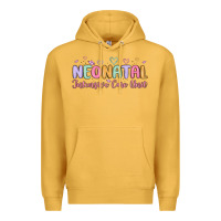 Mustard nicu nurse neonatal intensive care unit Premium Hoodie - MaliasSmallBusiness