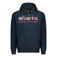 Navy nicu nurse neonatal intensive care unit Premium Hoodie - MaliasSmallBusiness