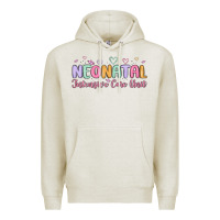 Oatmeal Heather nicu nurse neonatal intensive care unit Premium Hoodie - MaliasSmallBusiness