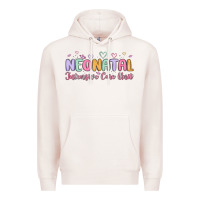 Pale Pink nicu nurse neonatal intensive care unit Premium Hoodie - MaliasSmallBusiness