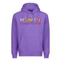 Purple nicu nurse neonatal intensive care unit Premium Hoodie - MaliasSmallBusiness