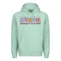 Seafoam nicu nurse neonatal intensive care unit Premium Hoodie - MaliasSmallBusiness