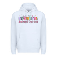 White nicu nurse neonatal intensive care unit Premium Hoodie - MaliasSmallBusiness