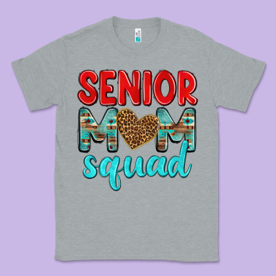 Senior Mom Squad Classic Tee Designed By Texasbilliewilder