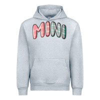 Heather Grey mini christmas plaid Urban Hoodie - MaliasSmallBusiness