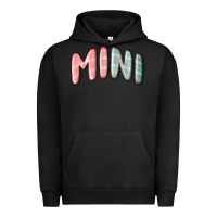 Pigment Black mini christmas plaid Urban Hoodie - MaliasSmallBusiness