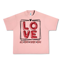 Salmon love all day every day Urban Heavy Tee - MaliasSmallBusiness