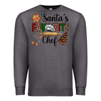 Charcoal Heather santa's favorite chef Premium Sweatshirt - AdoDesignShop