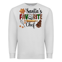 Dove Grey santa's favorite chef Premium Sweatshirt - AdoDesignShop
