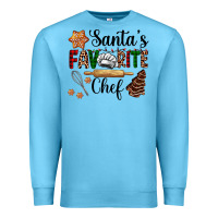 Ocean Blue santa's favorite chef Premium Sweatshirt - AdoDesignShop