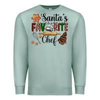 Seafoam santa's favorite chef Premium Sweatshirt - AdoDesignShop