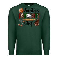 Sports Green santa's favorite chef Premium Sweatshirt - AdoDesignShop