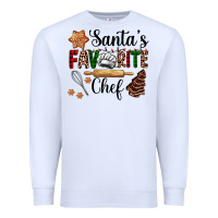 White santa's favorite chef Premium Sweatshirt - AdoDesignShop