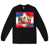 Black dominican republic coffee cups Long Sleeve Tee - Zillion Design Studio