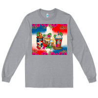 Heather Grey dominican republic coffee cups Long Sleeve Tee - Zillion Design Studio