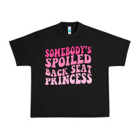Black somebodys spoiled back seat princess Urban Heavy Tee - MaliasSmallBusiness
