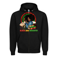 Black Bae black and educated Zipper Hoodie - Zillion Design Studio