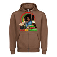 Chestnut Bae black and educated Zipper Hoodie - Zillion Design Studio