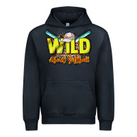 Navy wild about softball Urban Hoodie - NancyCooperArtShop