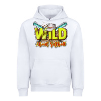 White wild about softball Urban Hoodie - NancyCooperArtShop