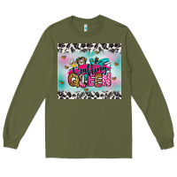 Army Green crafting queen Long Sleeve Tee - Zillion Design Studio