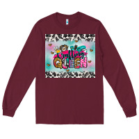 Burgundy crafting queen Long Sleeve Tee - Zillion Design Studio