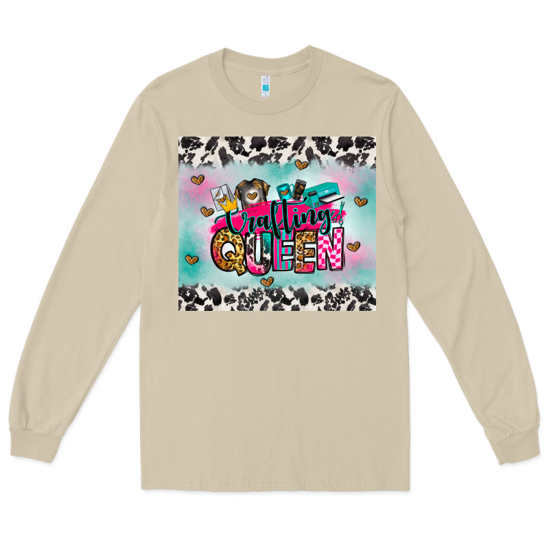 Crafting Queen Long Sleeve Tee by Zillion Design Studio | Teevron