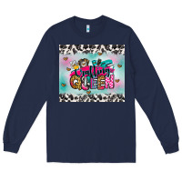 Navy crafting queen Long Sleeve Tee - Zillion Design Studio