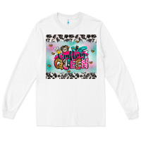 White crafting queen Long Sleeve Tee - Zillion Design Studio