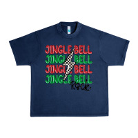 Navy jingle bell rock Urban Heavy Tee - MaliasSmallBusiness