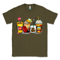 Army Green bus driver coffee cups Classic Tee - Zillion Design Studio