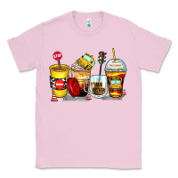 Bubblegum Pink bus driver coffee cups Classic Tee - Zillion Design Studio