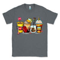 Charcoal Heather bus driver coffee cups Classic Tee - Zillion Design Studio