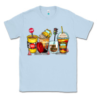 Dusty Blue bus driver coffee cups Classic Tee - Zillion Design Studio