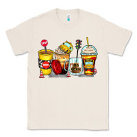 Natural bus driver coffee cups Classic Tee - Zillion Design Studio