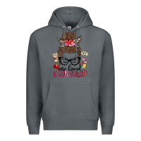 Rock messy bun one loved counselor Premium Hoodie - MaliasSmallBusiness