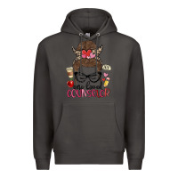 Smoke messy bun one loved counselor Premium Hoodie - MaliasSmallBusiness
