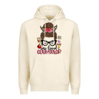 Tofu messy bun one loved counselor Premium Hoodie - MaliasSmallBusiness