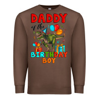 Chestnut daddy of the birthday boy t rex Premium Sweatshirt - Artiststas