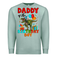 Seafoam daddy of the birthday boy t rex Premium Sweatshirt - Artiststas