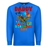 True Royal daddy of the birthday boy t rex Premium Sweatshirt - Artiststas