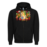 Black joy to the world Zipper Hoodie - texasbilliewilder
