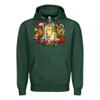 Sports Green joy to the world Zipper Hoodie - texasbilliewilder