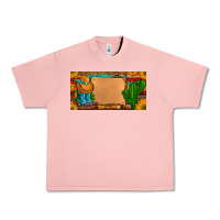 Salmon custom cowboy boots aztec sunflowers leopard license plate Urban Heavy Tee - Artiststas