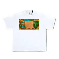 White custom cowboy boots aztec sunflowers leopard license plate Urban Heavy Tee - Artiststas