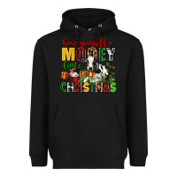 Black have yourself a mooey little christmas Heavyweight Hoodie - AdoDesignShop