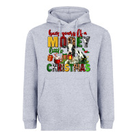 Heather Grey have yourself a mooey little christmas Heavyweight Hoodie - AdoDesignShop